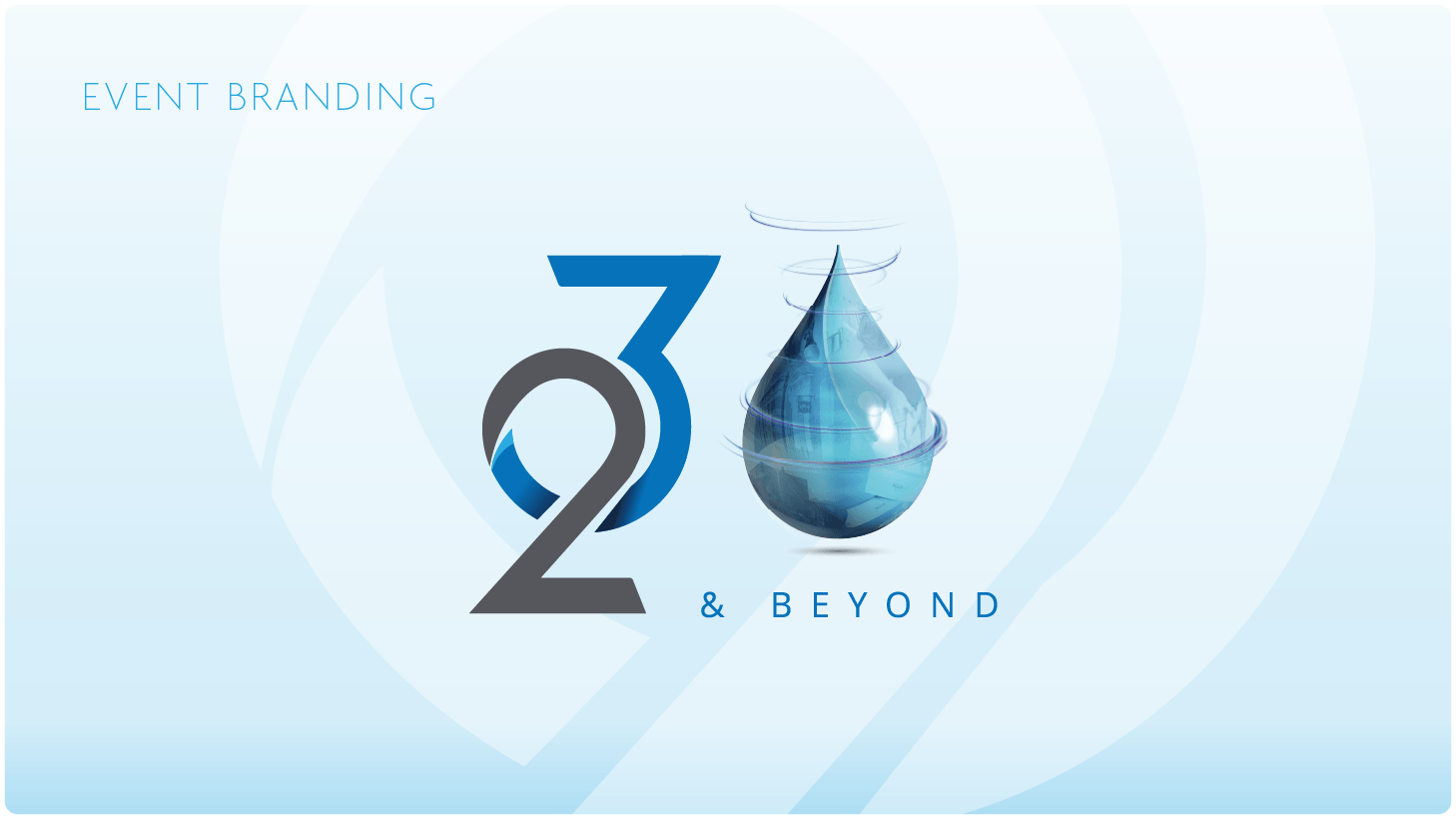 Contura 25 years event branding
